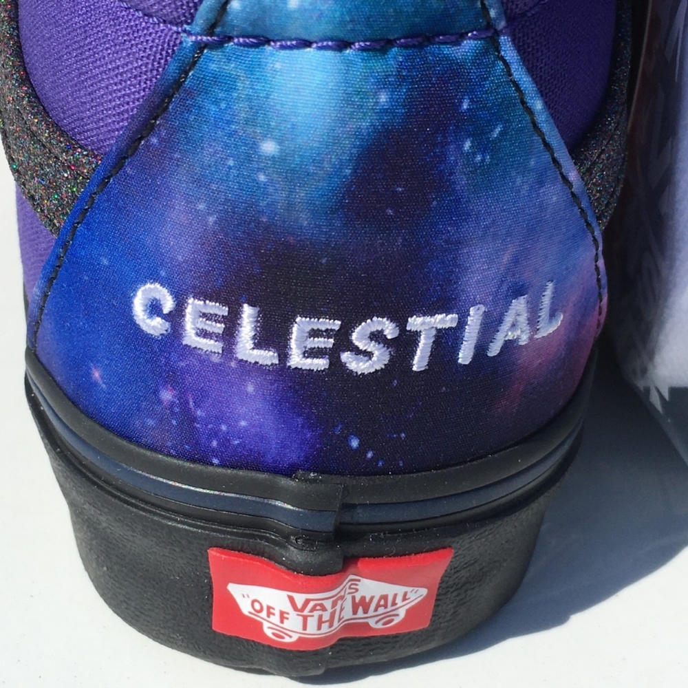 💥SOLD💥VANS SK8-Hi "Celestial Royalty" Cosmic Galaxy Sz 7 - Picture 13 of 16